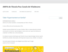 Tablet Screenshot of ampaucasals.entitatsviladecans.org